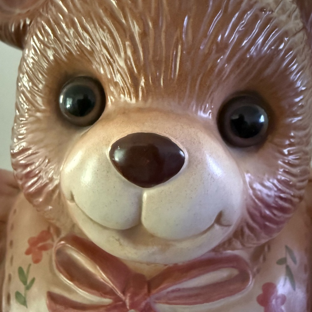 Vintage Cookie Jar Teddy Bear Ceramic 11" Inches Tall. - Picture 11 of 11